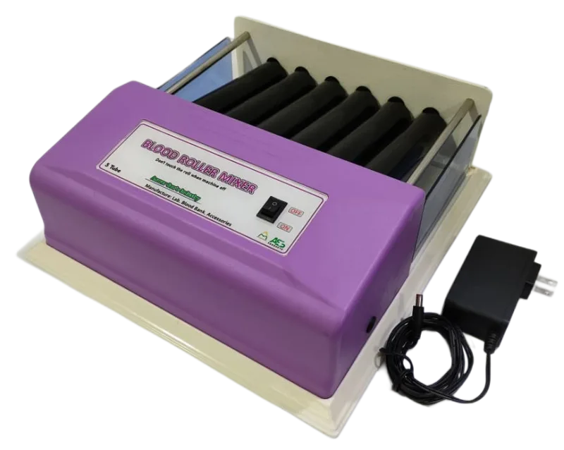 Blood CBC Mixer for gentle mixing of blood samples before CBC analysis in laboratory and diagnostic applications