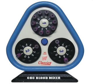 Blood CBC Mixer for gentle mixing of blood samples before CBC analysis in laboratory and diagnostic applications