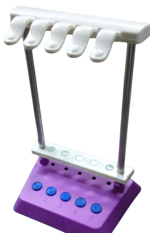 ESR Stand for holding erythrocyte sedimentation rate tubes during laboratory testing