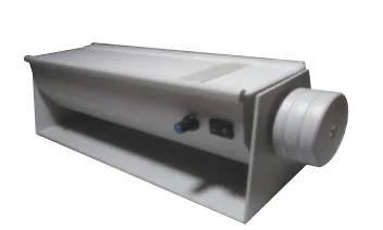 R H View Box with 12-slide capacity for viewing multiple X-ray films in hospitals, radiology departments, and diagnostic centers.