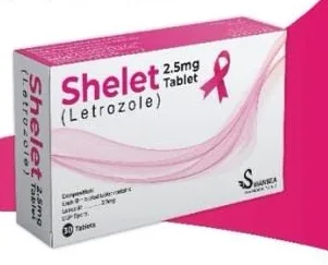 SHELET 2.5MG Tablets (Letrozole 2.5mg) medicine box front view