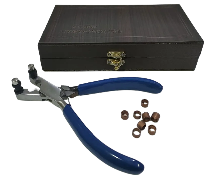 Tube Stripper for blood bag tubing used in blood banks, hospitals, and clinical laboratories for blood component processing.