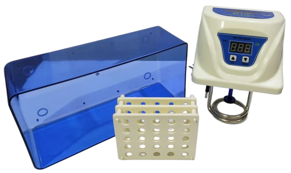 Laboratory Water Bath with digital temperature control for heating and incubating samples