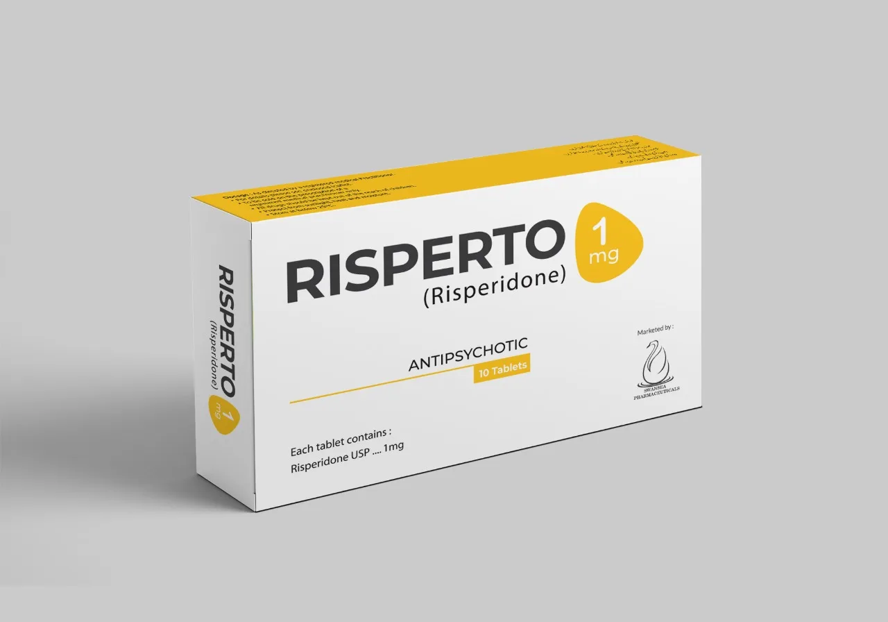 RISPERTO TAB 1MG (Risperidone 1mg) prescription tablets packaging